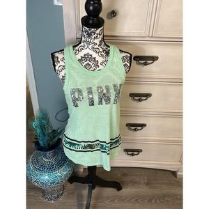 Victoruas secret bling palm tree tank XS